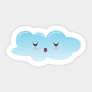 Cloudy Sticker